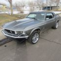 1969 Mustang Coupe Grey, 347 stroker , v8, 9&quot; rear, Loud muscle car with rims