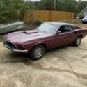1969 Mustang Mach 1 boss 302 heads and intake, 4 speed project runs/drives.