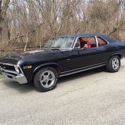 1969 NOVA SS 302 4SPD RUST FREE ORIGINAL METAL AZ CAR GORGEOUS BLACK AND RED