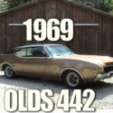 1969 Oldsmobile 442 Fastback Coupe.  NUMBERS MATCH.  REAL DEAL !!