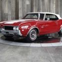 1969 OLDSMOBILE 442 Red AC CONVERTIBLE AUTO RESTORED CLEAN