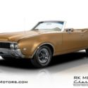 1969 Oldsmobile Cutlass 442 Aztec Gold Convertible 400 V8 3 Speed Automatic