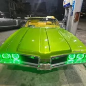 1969 Oldsmobile Cutlass Convertible Green chrome