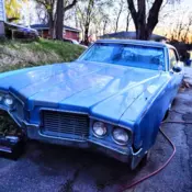 1969 Oldsmobile Delta 88 Sedan Blue  Custom