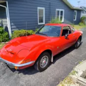 1969 Opel GT 1900 Red Base