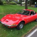 1969 OPEL GT 4-SPD  Red paint, Weber. Good condition. Same owner for 39 years!