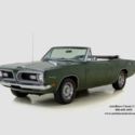 1969 Plymouth Barracuda  54954 Miles Green Coupe 318 V8 3-Spd Auto