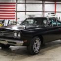 1969 Plymouth Road Runner  13220 Miles Matte Black Coupe 383cid V8 Automatic