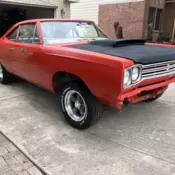 1969 Plymouth Road Runner Sedan Red