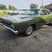1969 Plymouth Satellite Green Sport Satellite