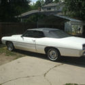 1969 pontiac convertible. white and black
