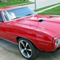 1969 Pontiac Firebird. 400CI TH400 Trans. Red with black interior.