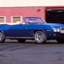 1969 Pontiac Firebird Blue with White Interior, Convertible 350 Automati
