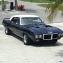 1969 Pontiac Firebird Convertible Blue RWD Automatic