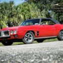 1969 Pontiac Firebird Coupe 31797 Miles Red 2d : 2 Door Hard TOP 3-Speed Automa