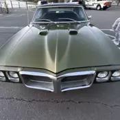 1969 Pontiac Firebird Green 400
