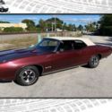 1969 Pontiac GTO  20899 Miles Burgundy  350 4 Speed Manual