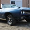1969 Pontiac GTO Convertible 4 speed PHS Doc, Liberty Blue, Resto Judge clone?