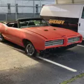 1969 Pontiac GTO Convertible - 400/400 Factory AC. Georgia Car.