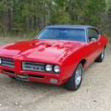 1969 Pontiac GTO EUC Red w/Black Top & Interior 400 V8 Tri-powered TH-400 Auto