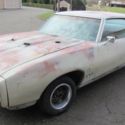 1969 pontiac GTO Factory Tach Hood, Solid 98% Rust Free, Runs Good, Rare