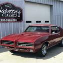 1969 Pontiac GTO  Matador Red 2 door 400/350 Automatic