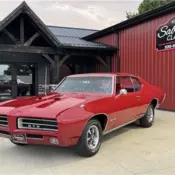 1969 Pontiac GTO, Matador Red with 27,000 Miles available now!