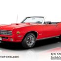 1969 Pontiac GTO  Red Convertible