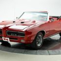 1969 Pontiac GTO  V8 6.6L Automatic Convertible Regimental Red