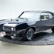 1969 Pontiac GTO  V8 6.6L Coupe Blue