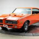 1969 Pontiac GTO  V8 6.6L RAM AIR Manual 4-Speed Coupe Carousel Red