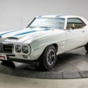1969 Pontiac Trans Am  400 Ram Air III V8 3 Speed Automatic Coupe White