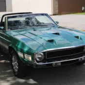 1969 Shelby GT 350 Convertible Factory Silver Jade 4 Speed