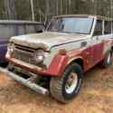 1969 Toyota Land Cruiser Wagon Coupe Red 4WD Manual