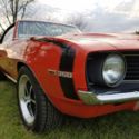 1969 true hugger orange ss 4 speed camaro with numbers matching engine