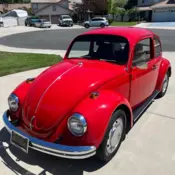 1969 Volkswagen 1100 Sedan Red