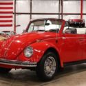 1969 Volkswagen Beetle  16600 Miles Poppy Red Convertible 1600cc H4 Manual