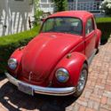 1969 Volkswagen Beetle (Pre-1980) Red RWD Manual