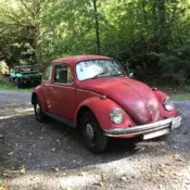1969 Volkswagen Beetle (Pre-1980) Sedan Red base