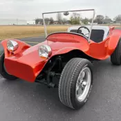 1969 Volkswagen Dune Buggy Convertible Orange Berry Mini T