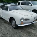 1969 Volkswagen Karmann Ghia Manual 115000 Miles White Coupe Dualport 1600  4 CY