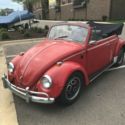 1969 Volkwagen VW Beetle Convertible Rat Rod Red Patina