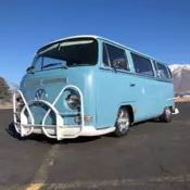 1969 VW Bay Window Slammed Lowered Deluxe Bus Samba Type 2 Bug