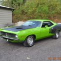 1970 BARRACUDA CUDA 440 6PAC 4SPD TRIBUTE COLD AC STRAIGHT SASSY GRASS GREEN