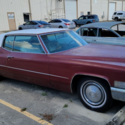 1970 Cadillac Coupe DeVille 2 Door Red 82K Runs Barn Find Needs Brakes