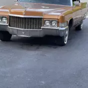 1970 Cadillac DeVille Convertible Convertible Orange