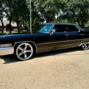 1970 Cadillac DeVille Sedan Sedan Black