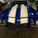 1970 CAMARO BLUE WITH WHITE STRIPES ROLLER.