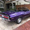 1970 CHALLENGER CONVERTIBLE 340 727 automatic R/T trim A/C plum crazy power top