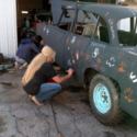 1970 checker cab demo derby 5 foot/outlaw car